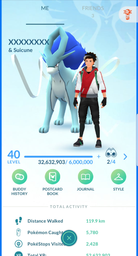 Level 40 Mystic | Shiny Suicune | 52 Million XP | 2.8M Dust | #BA76