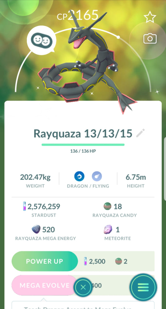 Level 40 Mystic | Shiny Rayquaza | 54 Million XP | 2.5M Dust | #BA72