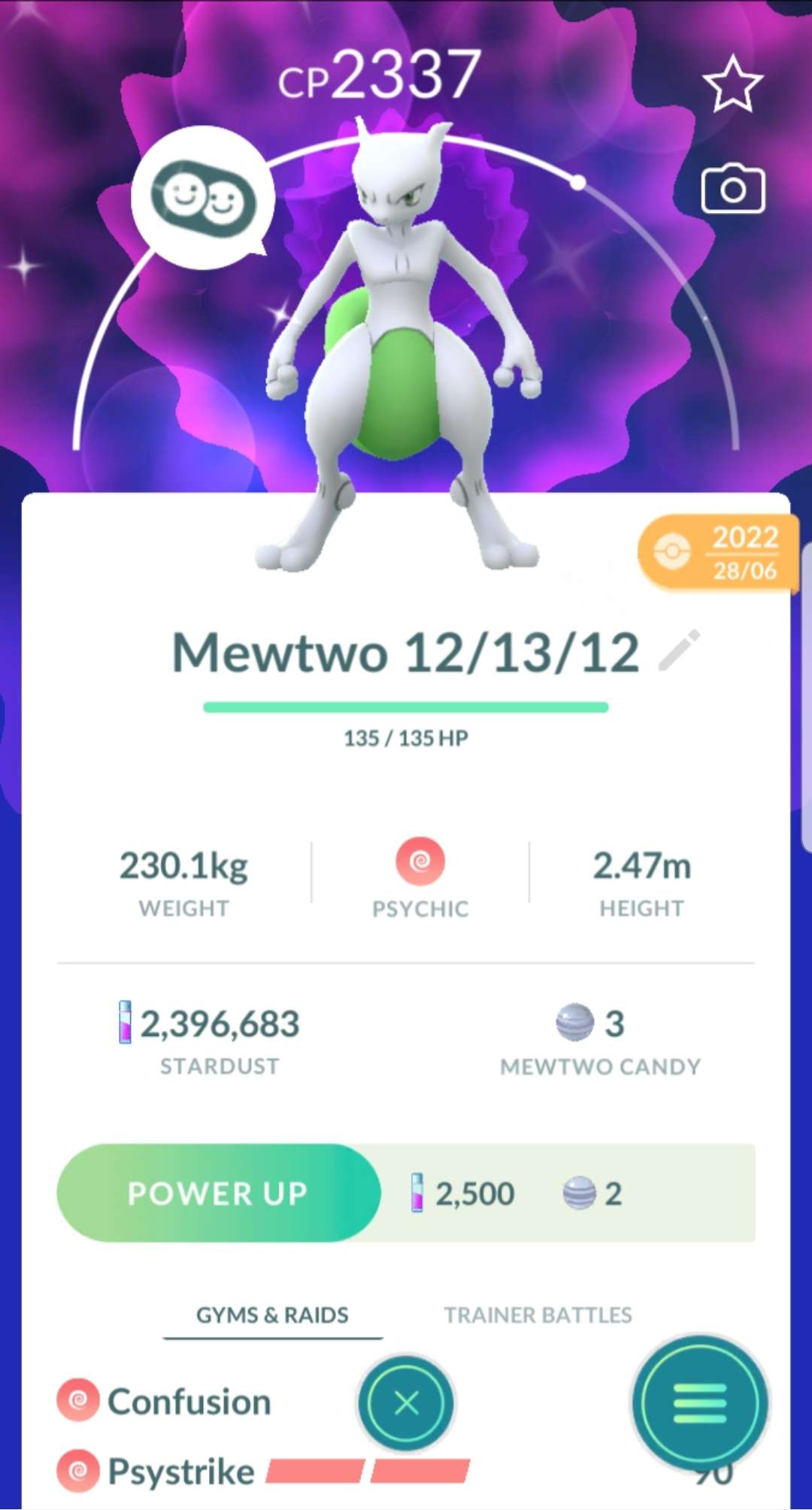 Level 40 Mystic | Shiny Mewtwo | 24 Million XP | 2.3M Dust | #BA59