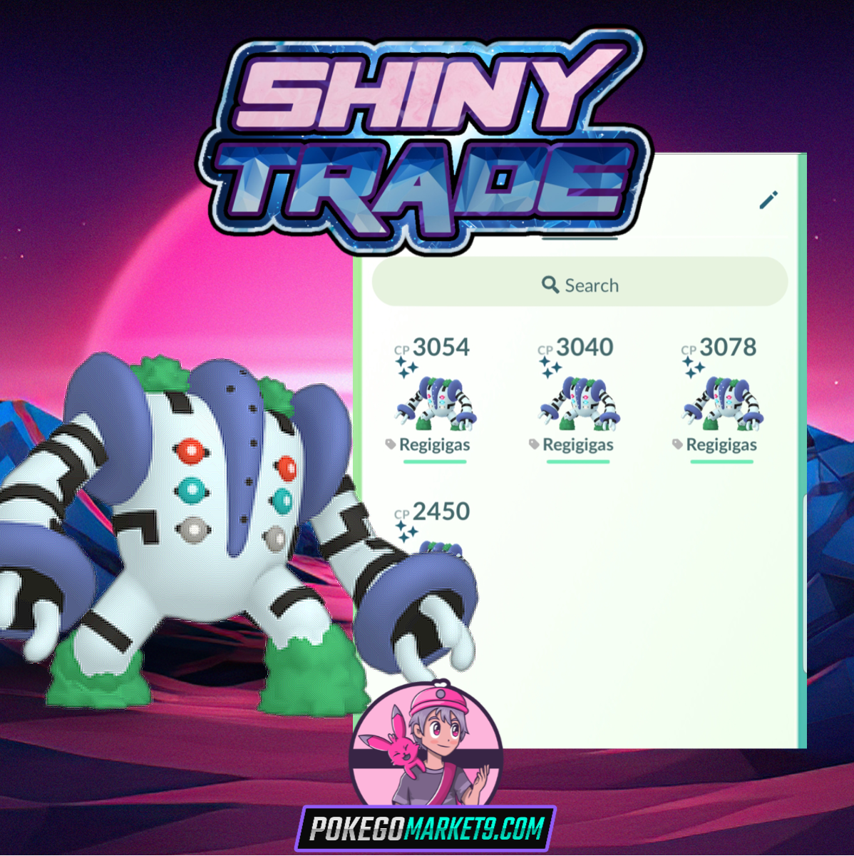 Shiny Regigigas - Trade